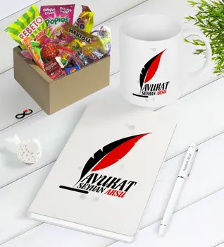 

Personalized Attorney Nostalgic Lezzetler Notebook Pen Mug Gift Seti-8