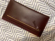 Billeteras de cuero con cremallera para mujer, monedero, BILLETERA, tarjetero, titular de la identificación, 2020