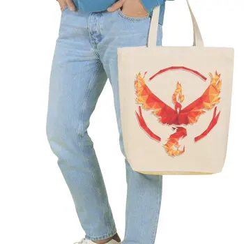 

Angemiel Bag Big Pokemon Team Valor Shopping Beach Tote Bag