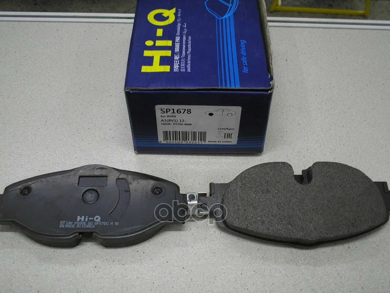 Колодки Тормозные Передние Sangsin Brake Sp1678 Sangsin brake арт. SP1678