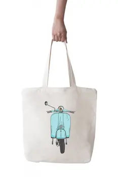 

Angemiel Bag Big Blue Motor Shopping Beach Tote Bag
