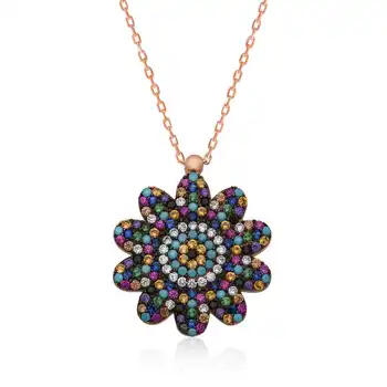 

925 sterling Silver The Genres Change Daisy lady necklace