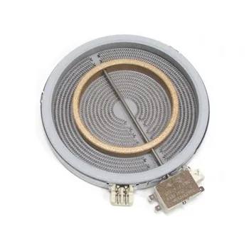 

Burner for stove Gorenje 2х-зонная D200/125mm, 1700/700W without extra. Contacts for indication, code 225846