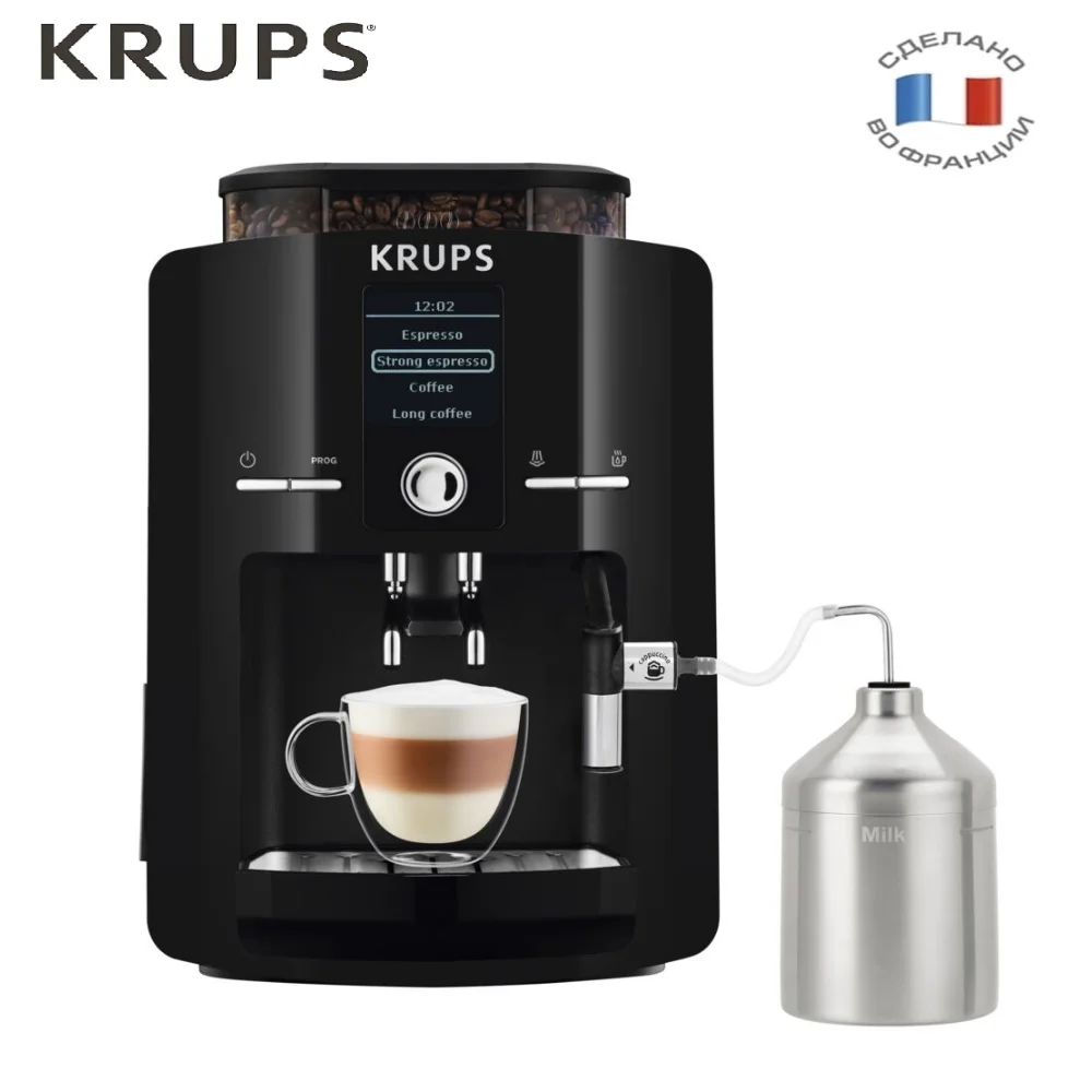 Автоматическая кофемашина KRUPS Espresseria LCD EA8250PE 1450 Вт|Кофемашины| |