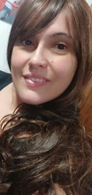 ALAN EATON-Peluca de cabello sintético para mujer afroamericana, cabellera artificial largo ondulado con flequillo, color negro, marrón y dorado, resistente al calor