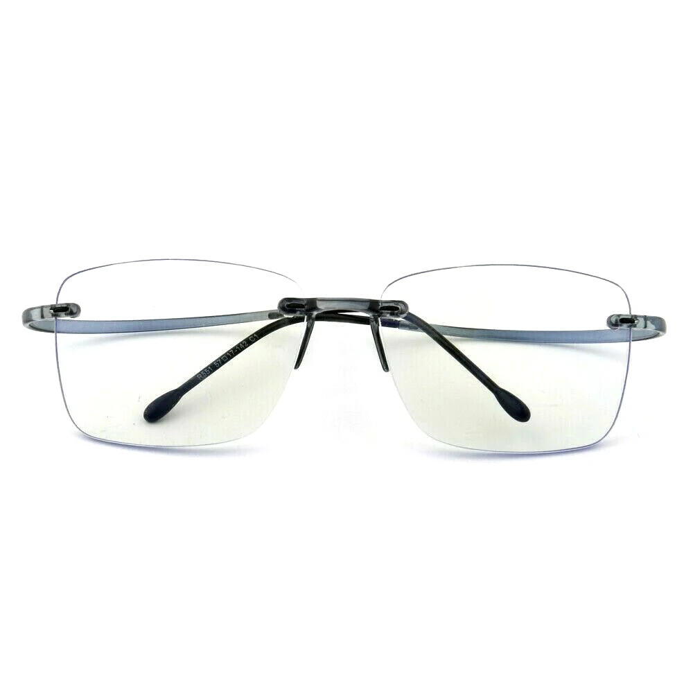 

Women Rimless eyeglass frame men anti blue light glasses frame Square Eyeglasses Reading Computer Lightweight Anti Glare