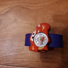 Reloj de dibujos animados para niños, cronógrafo con cinta de silicona, mesa con parches, regalo para niños y estudiantes, 2020