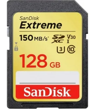 

SANDISK 128GB SDXC 150 MB/s V30 UHS-I U3