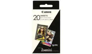 

Canon 20 SHEETS ZINK PHOTO PAPER