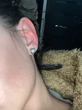 JoiasHome corazón aretes en forma para las mujeres joyería de plata 925 de moda mujer Color oro rosa pendientes de boda regalo