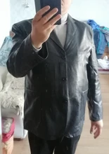 Chaqueta de cuero ajustada para hombre, traje de moda de negocios, chaqueta de cuero, novedad, otoño de 2021