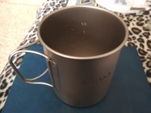 Lixada-taza de titanio para exteriores, vajilla para acampar, Picnic, taza de agua, café, té con tapa, 300/350/420/550/650/750ml