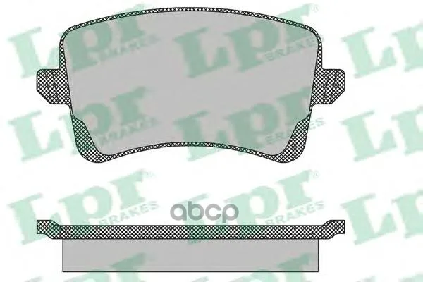 Колодки Тормозные Audi A4/A5/Q5 1.8-3.2 07- Задние Lpr 05p1489 Lpr арт. 05P1489