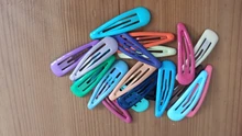 Hair-Clips Barrettes Styling-Accessories Color Children Snap Metal Girls Women 20pcs