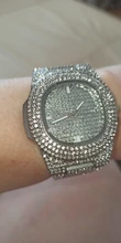 Reloj de moda con diamantes de acero para hombre, cronógrafo de Hip Hop, de lujo, dorado, masculino, 2021