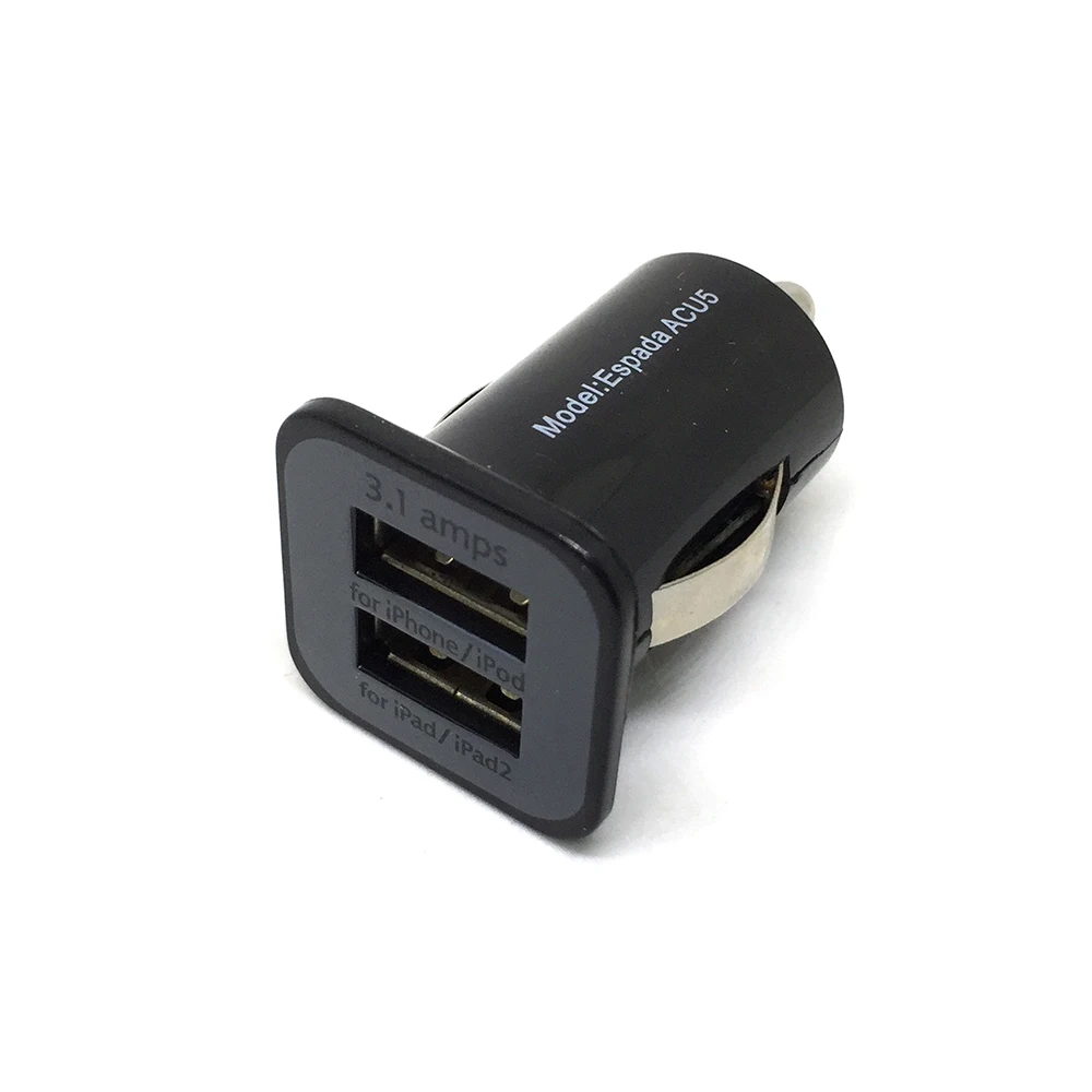 Автомобильное зарядное устройство /Espada ACU5 /авто-зарядка car charger/ вход DC 12-24V выход