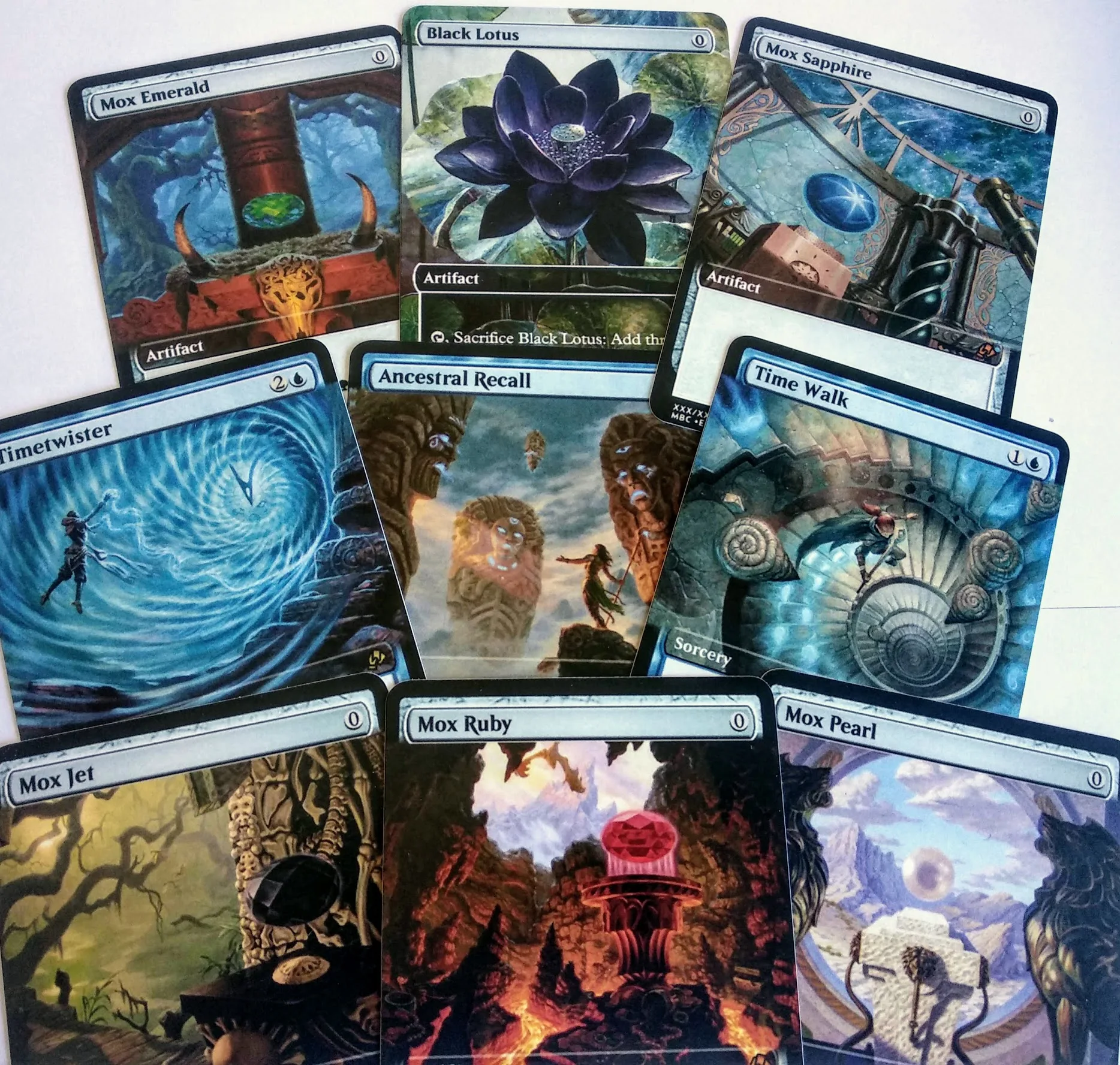 10x DUAL SHOCK набор из 9x прокси карт MOX Черный лотос рандолл райтвистер земля MTG Покемон