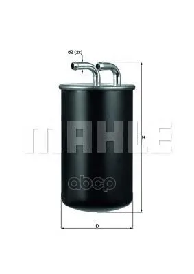 Фильтр Топливный Mitsubishi: Grandis 2.0di-D 05- Mahle/Knecht арт. KL737