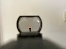 Mira telescópica de 20mm para rifle, óptica de caza, reflejo holográfico de punto rojo, mira Táctica de 4 retículas, mira de colimador