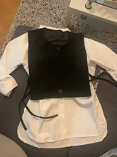 Gooporson-Camiseta holgada coreana para niñas pequeñas, conjunto de blusa de dos piezas, Camisetas largas blancas, disfraz de otoño