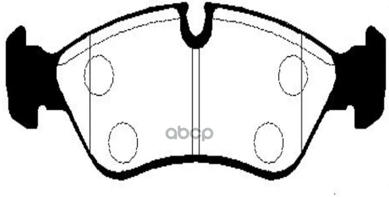 Ckkd-4_колодки Дисковые Передние! Daewoo Leganza 2.0 16v 97-99/Nubira 1.6i/2.0i16v 97-03 Ctr Ckkd4 Ctr арт. CKKD4