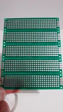 Double-Side Circuit-Board Cave-Plate Prototype Copper 5x7 4x6 1pcs/Lot Pcb 3x7 Green/blue