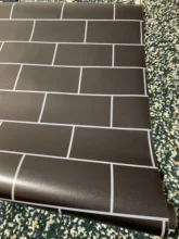 Vinyl Wallpaper Film Toilet-Background Tile Self-Adhesive Kitchen Bathroom Waterproof