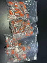 Mini conectores de Cable de enchufe rápido, Kit de terminales eléctricos, conjunto de conectores de iluminación de Cable compacto Universal rápido de 2/3/4 pines