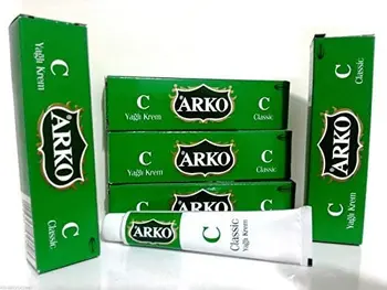 

ARKO AFTER SHAVE MOISTURISING CLASSIC HAND AND FACE OILY CREAM 20ML x 5 TUBES by Arko