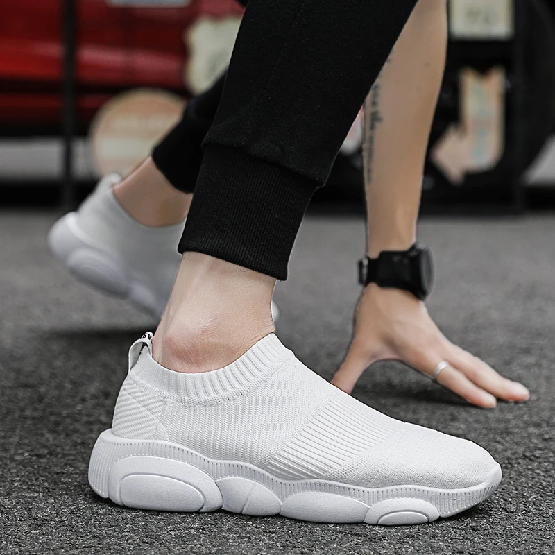 HOT SALE  running shoes sneakers men trainers shoes couple high-top loafers shoes Off white breathable women 