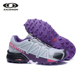 

Salomon Speed Cross 4 CS Outdoor Sports Hiking Shoes Woman Shoes Breathable Athletics Solomon Female Zapatillas Speedcross
