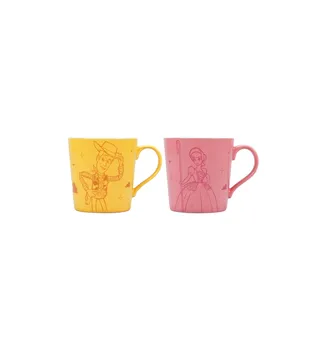 

Cup SET of 2 DISNEY TOY STORY WOODY & BO BEEP