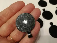 JUYA-collar con colgante, 10 Uds., Base de cabujón para fabricación de joyería, 25mm, tamaño interior, chapado, artesanía, ajuste, accesorios de joyería