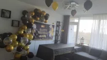 Confetti Balloons Shower-Anniversary Birthday-Party Wedding Gold Black Baby Latex 30pcs