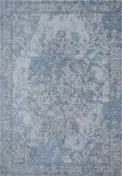 

Quantity Surveying Vintage 4 'x 6' Cotton Blue Area Rug