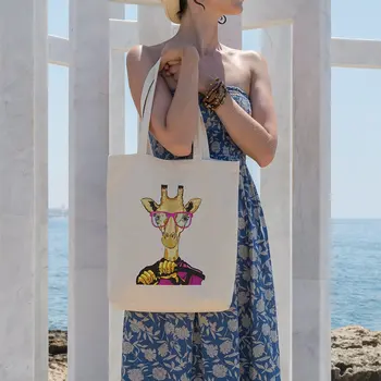 

Angemiel Bag Using the Car Giraffe Giraffe Cloth Bag