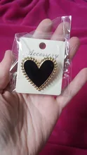 AENSOA Bohemian Heart Gold Clor Rings For Women BOHO Love Heart Round Enamel Ring 2019