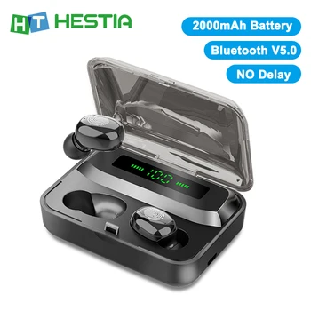 

TWS Touch Control Wireless Earbuds Earphones Bluetooth With Microphone Waterproof Sport Gaming Headset Headphones for Phone