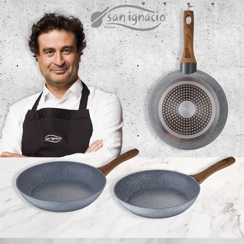 

Juego de 3 sauce pans (22,26,28cm) in aluminum SAN IGNACIO collection Daimiel