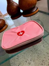 Mini BOLSA DE MEDICINA portátil, Kit de primeros auxilios, organizador de Kits de emergencia médica, bolsa para píldoras para el hogar al aire libre, 13x10x4cm