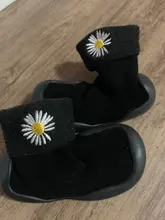 Zapatos cálidos de invierno para niños, calcetines, calcetín grueso cepillado, botines para bebés, suelas blandas