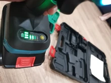 Impact-Wrench Lithium-Ion-Battery Cordless Electric Rechargeable 18V with Two-18v-4.0ah