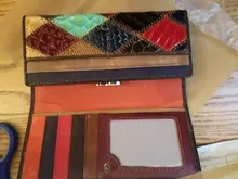 Hasp Purse Plaid Wallet Genuine-Leather New-Fashion Long-Coin Female Ladies Women Cowhide