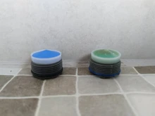 WASOURLF 2 uds M18.5 rosca macho agua Aireador de grifo de ahorro grifo de cocina cuenca accesorios para grifos de baño al por mayor