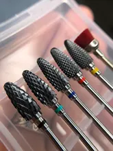 Juego de fresas para manicura, accesorios para máquina de manicura, 6 uds.