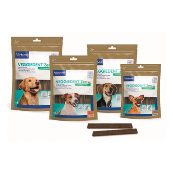 

Veggiedent Zen Snack pet oral hygiene. Bags various sizes.