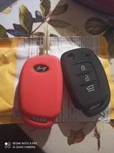 Funda de silicona para llave de coche, funda para Hyundai Tucson Sonata Ix35 Ix25 I20 Creta Santa Fe GLS SPORT Elantra Reina, funda Fob