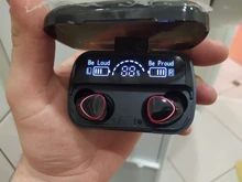 Auriculares inalámbricos TWS con Bluetooth, cascos impermeables con pantalla HD LED, micrófono Dual, estéreo de graves para juegos