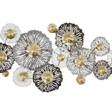 Серебряное настенное украшение(134X69x27) BigBuy Home