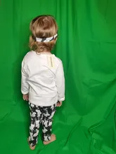 Conjunto de ropa para niñas pequeñas, Tops de manga larga con letras para recién nacidos, pantalones informales con estampado, diadema, trajes para niños pequeños